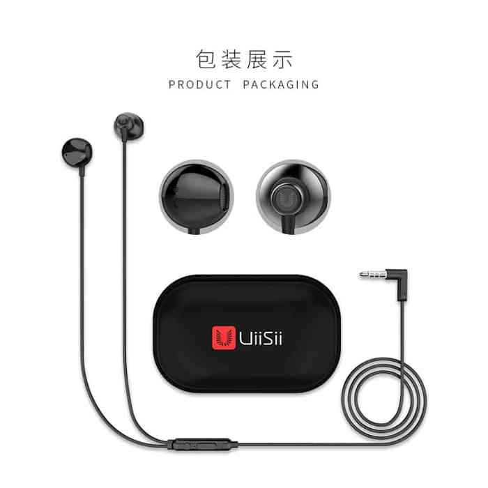UiiSii HM12 Wired In Ear Deep Bass Earphone